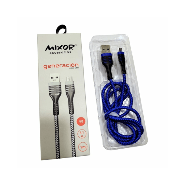 CABLE USB V8 GENERACION MIXOR 3 X$2600