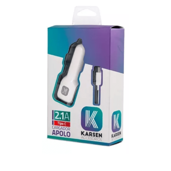 Cargador 12V APOLO 2.1 Tipo C KARSEN